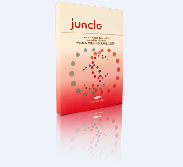 Juncle三肽胶原蛋白蚕丝面膜1