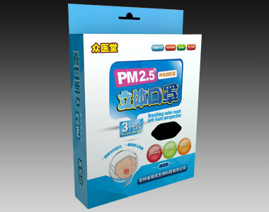 PM2.5防雾霾呼吸阀立体口罩-纯色3只装招商